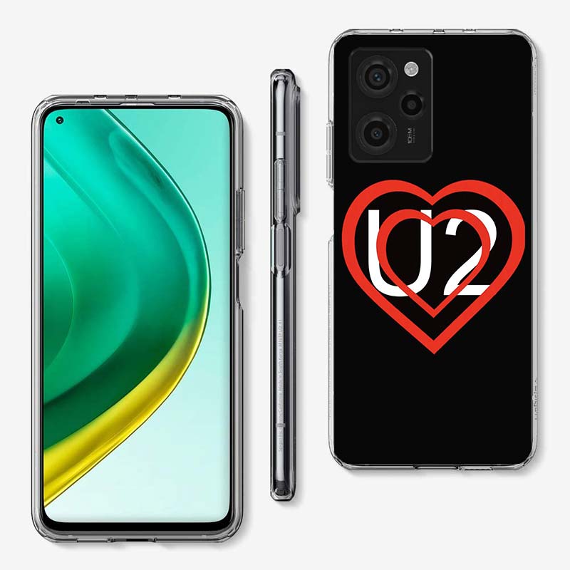 Band U2 Cover Phone Case For Xiaomi Poco M8 M7 M6 M4 M3 X7 X6 X4 Pro F7 Ultra M5S Mi 14 14T 15 15T 12T 10T Pro 12S 12 11 Lite Co
