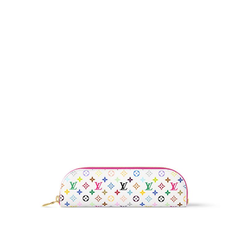 

Louis Vuitton X Takashi Murakami Charlotte Letter Logo Zipper Closure Travel Storage Bag Unisex Bags White Multicolor GI1303 Gift Set(Basic Set+Box+Shopping Bag)