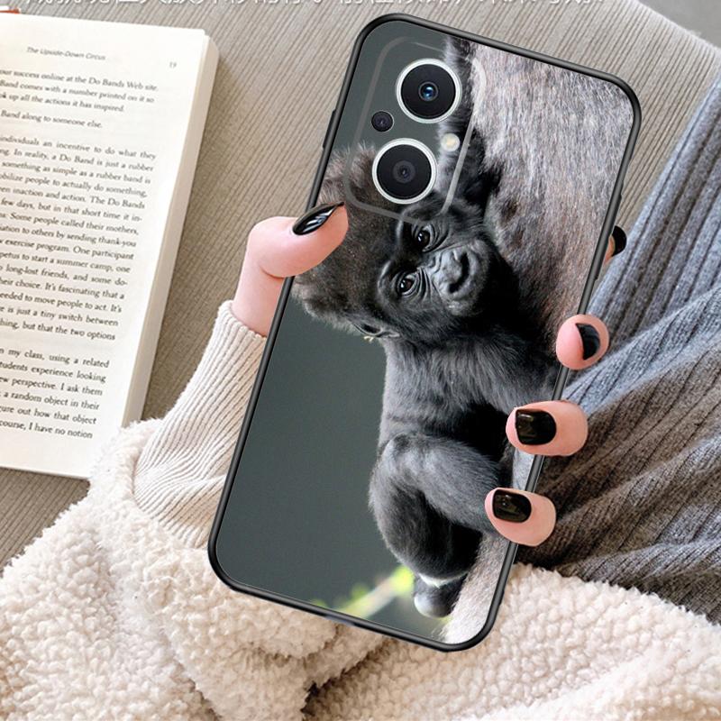 Monkey Gorilla Ape Baby Case For OPPO Reno 12 F 13 13F 11F 8T 7 8 10 Pro OPPO Find X8 Pro X6 X3 X5 Lite Cover Fundas