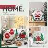 Cartoon Santa Claus Elk Cushions Pillowcase Polyester Cushion Cover Throw Pillow Pillowcover Home Car Sofa Decor
