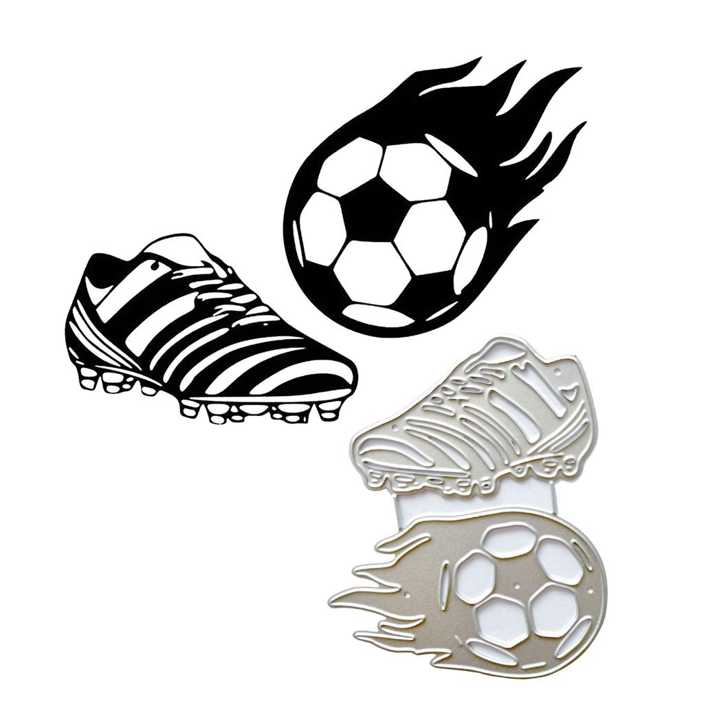 Football Metal Cutting Dies Scrapbooking Stencil Die Cuts Card Embossing DIY Photo Album Template Mold Decoration Craft