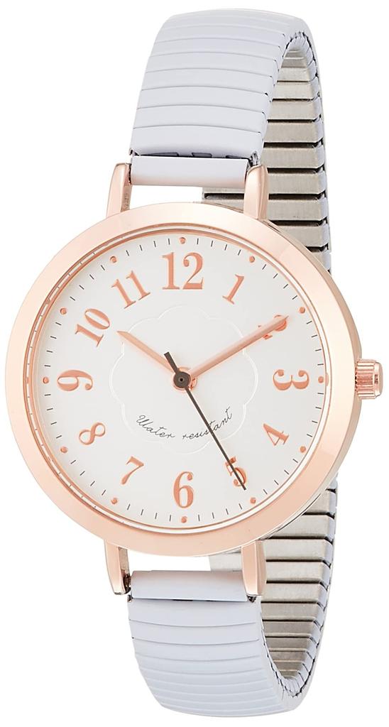 [Fieldwork] Analog Purja Waterproof Bellows Metal Band Pink Gold ST277-4 Women's Blue