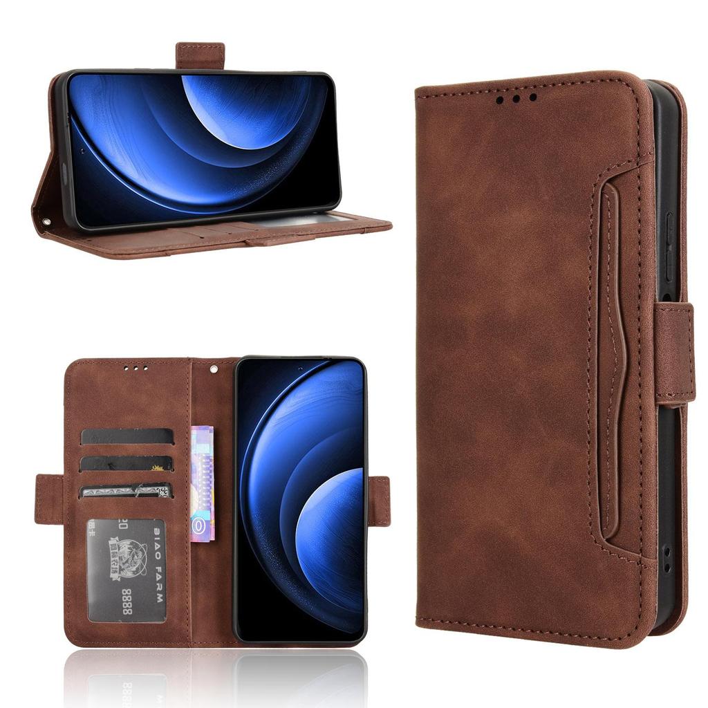 Flip-Cover für Oscal Tiger 13 Ledertasche [Flip Vintage Leder] Brieftasche Stoßfeste langlebige Retro-Telefonhülle