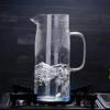 Transparent Glass Stainless Steel Lid Cold Water Kettle Household Living Room Entertaining Guests Large Capacity Milk Juice Cold Water Kettle