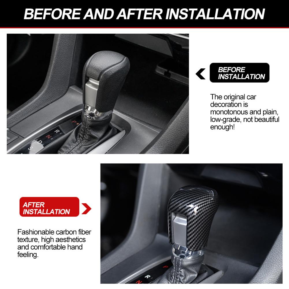 

ABS Gear Shifter Gear Protector Gear Protector Крышка Крышка Крышка Модификация для Honda Civic 10th 2016 2017 2018 Автомобильные аксессуары Автомобиль