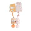 Original Zodiac Flocking Magnetic Pair Key Chain Plush Doll Key Chain Couple Bag Pendant