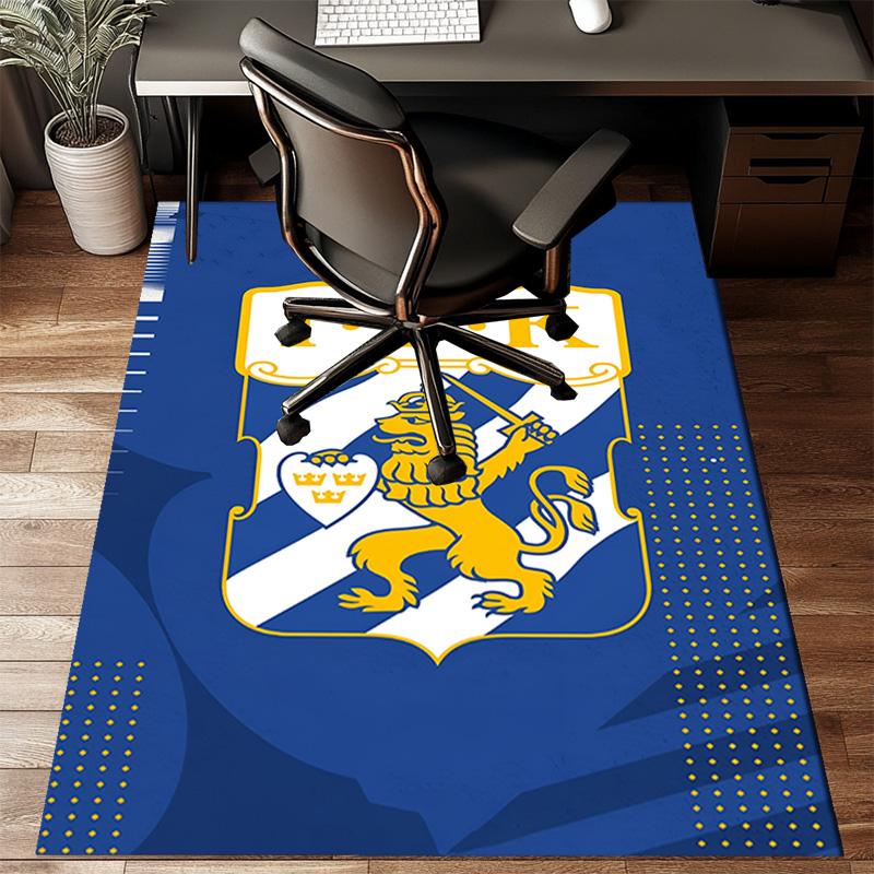 Ifk Lion Crest Emblem Rug Office Floor Mat - Machine Washable for Bedroom, bedroom, livingroom, Room Decor Fan Gifts Christmas