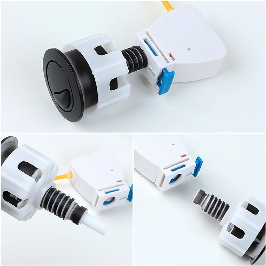 Toilet Push Button Adjustable Top Push Button Toilet Tank Button Replacement for Most Double Flush Toilet Durable