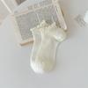 Cotton Ruffle Socks Breathable Short Socks Sweet Lace Ruffle Socks  for Daily Wear