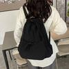 Schoolbag Lightweight Beam Drawstring Backpack Korean Large Capacity Outdoor Commuter Leisure Foldable Backpack