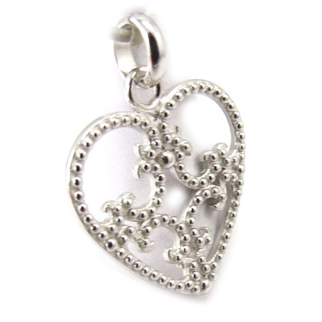 Les Trésors De Lily [K3625] - Silberner 'Love'-Anhänger Silber (rhodiniert) - 22x18 mm