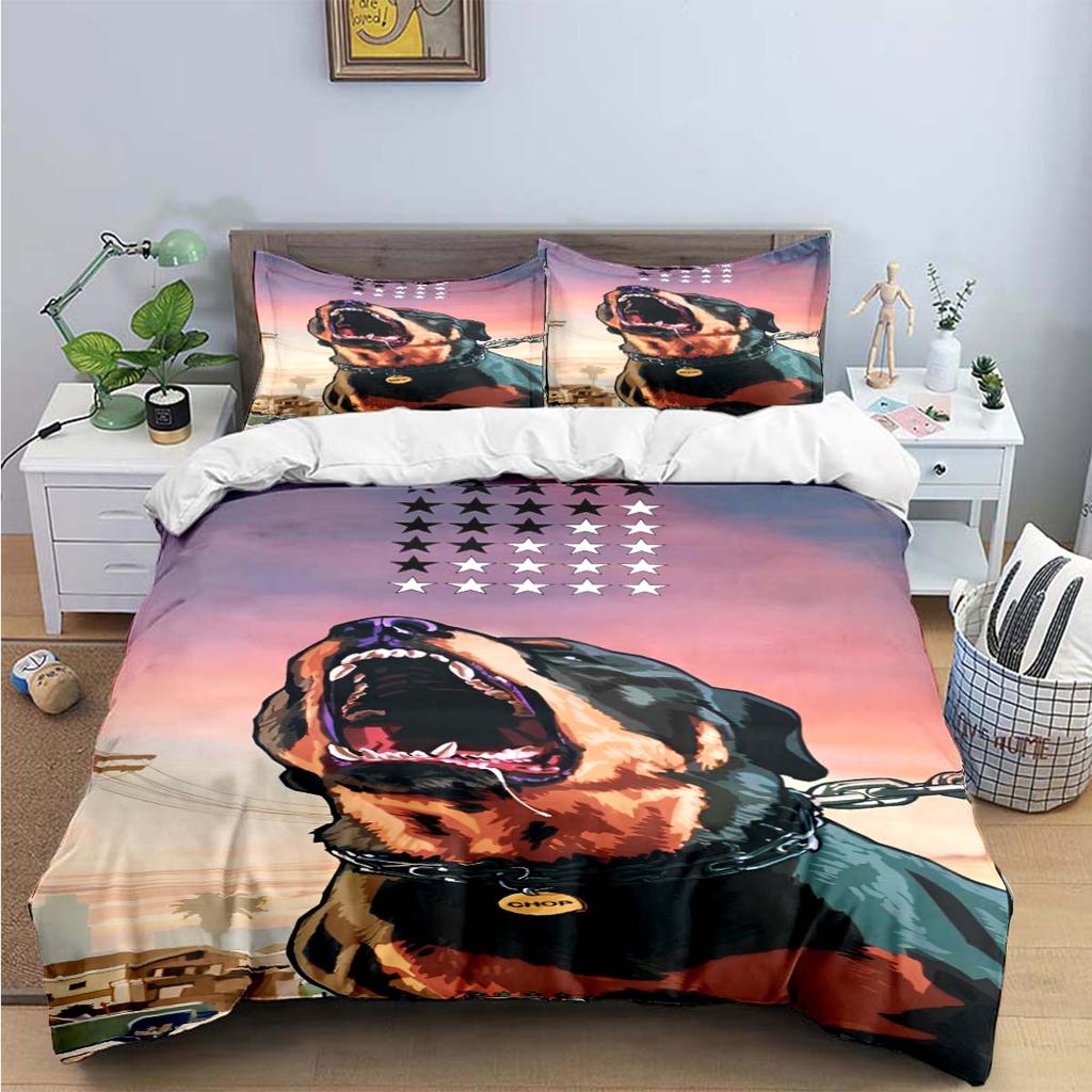 Fashion Classic Exciting Game G-GTA Print Bedding Sets Bed Supplies Set Duvet Cover Bed Comforter Set Bedding Set Luxury Gift