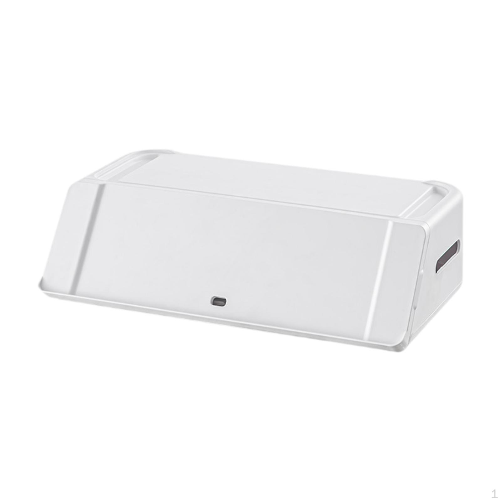 

Подставка для монитора, компьютерная стойка, принадлежности для домашнего декора с коробкой для салфеток, настольный держатель для хранения белый