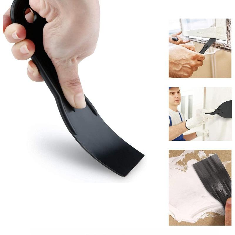 Plastic Putty Knife Set Plastic Putty Knives Flexible Paint Scrapers Tool Plastering Tool  for Patching,Spackling,Wallpaper
