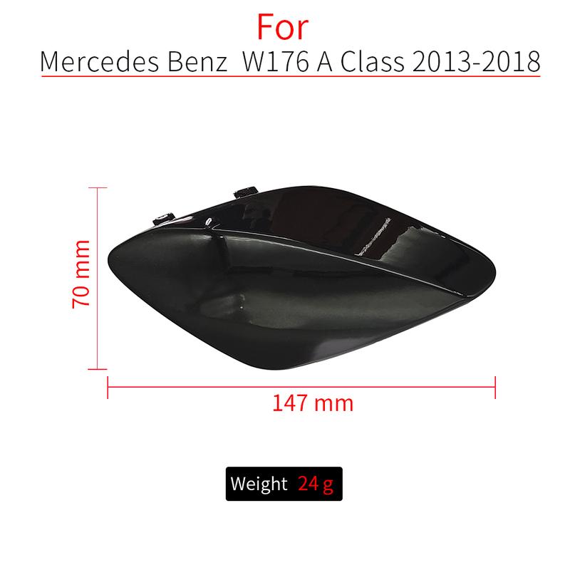 For Benz A Class Car Front Bumper Tow Hook Cover Cap Black For Benz Mercedes W176 2013-2018 A180 A200 A250 A260 1768850122