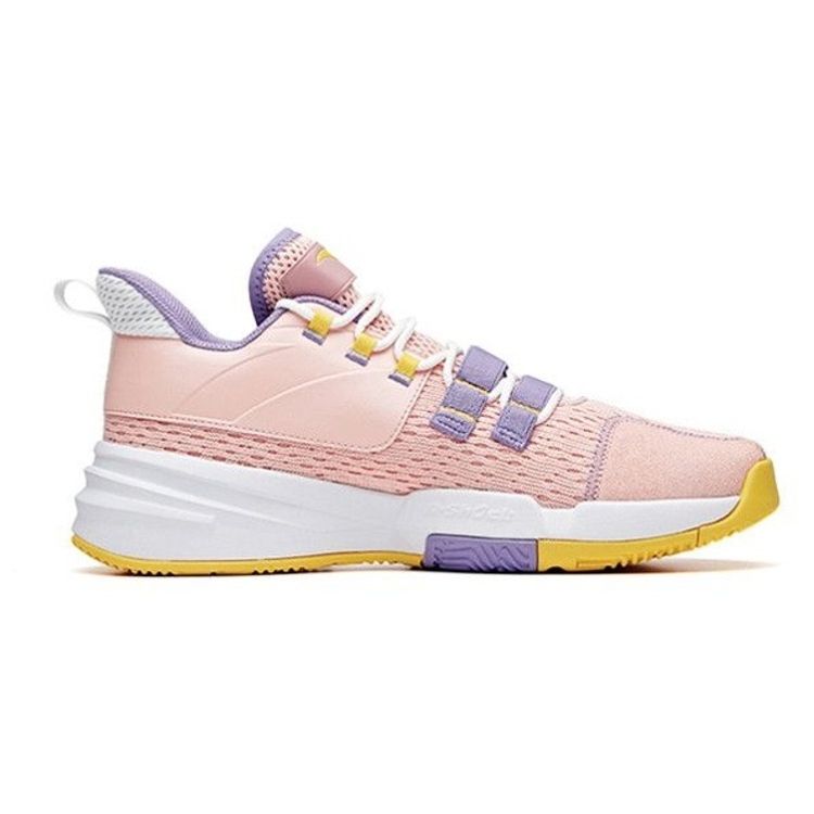 Anta Dragon Ball Super X  Majin Buu Shock Absorbing Non-Slip Durable Low-Top Basketball Shoes Men basketball shoes Pink Purple 112021615-5