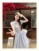 Polo Collar Tie-Waist Slimming Long Dress - Women's 2026 Summer Collection