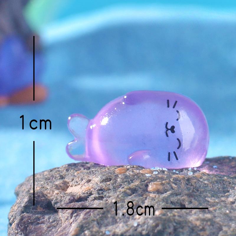 Miniatur-Dekorationsartikel aus Kunstharz für Meereslandschaft-Aquarien mit simulierten kleinen Robben