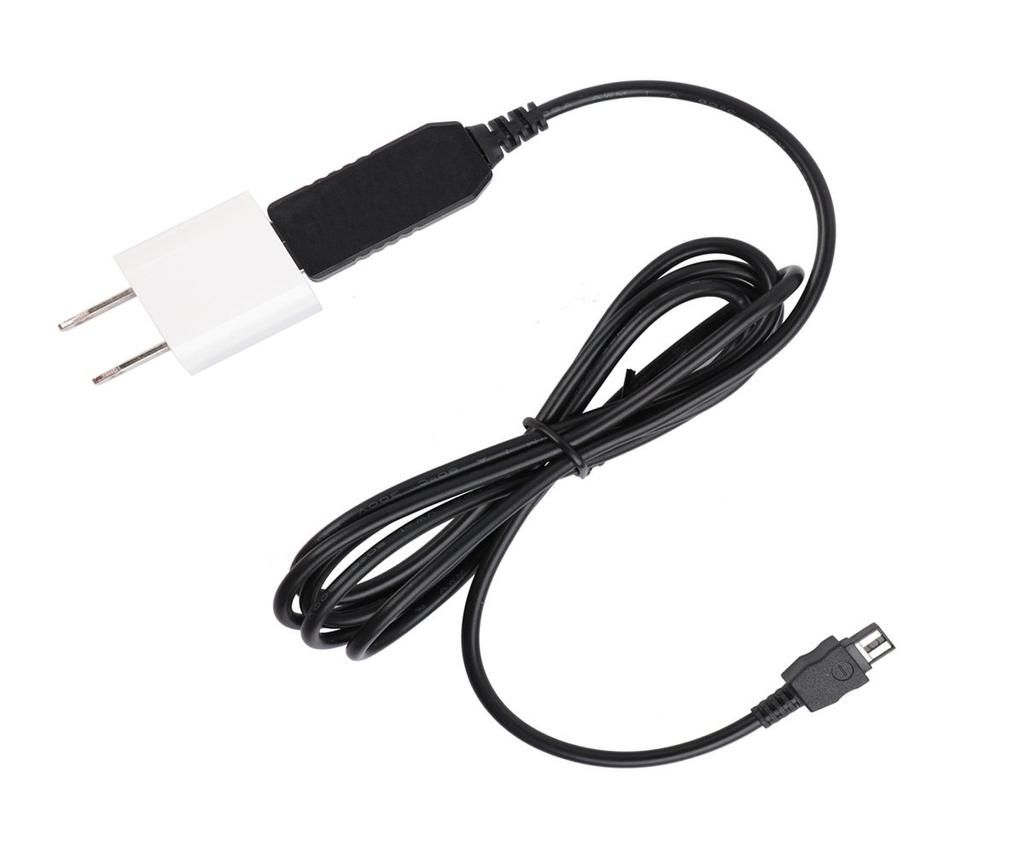 USB Power Adapter Charger for Sony Handycam HX100V Other Video Cameras AC-L25, AC-L25A, AC-L25B, AC-L25C, AC-L200C, AC-L200B, AC-L200D, DCR-DVD7,