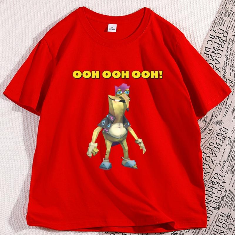 

Ooh Funny Meme T Shirt Casual Cotton Smiling Parody for Friends Joke Tee Y2k Cotton Short Sleeve Round Neck Tshirt Clothing S
