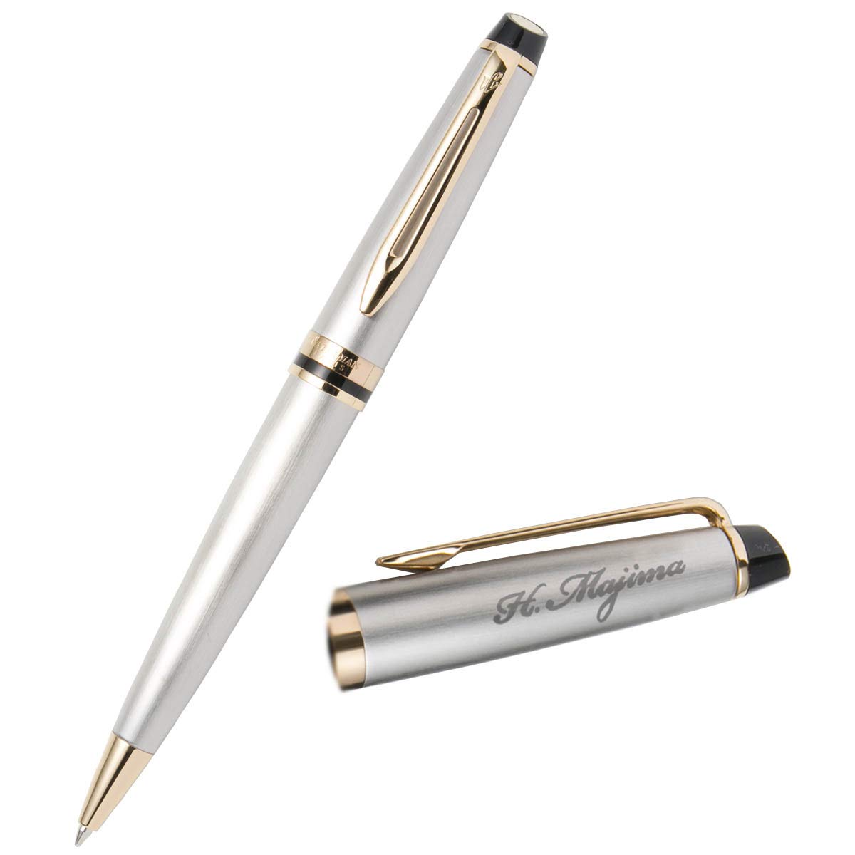 

Waterman Ballpoint Pen WATERMAN Expert Essential Brand Luxury Ballpoint Pen Metallic GTBP Personalized [Personalized] Women s Men s