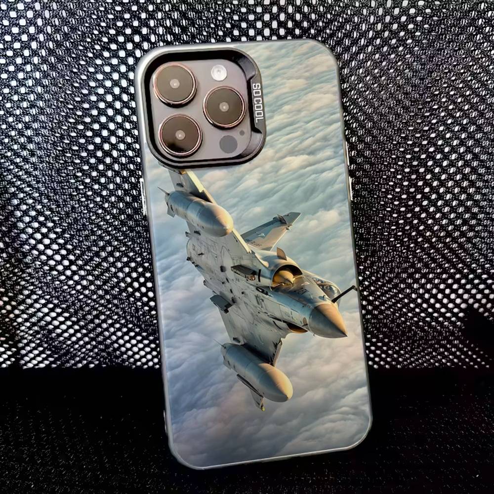 

Fighter jets take off Phone Case For iPhone 16,15,14,13,12,11,8,7,Pro,Max,Plus,Mini,XS,SE Anti Fall Black Matte Hard iPhone14Plus