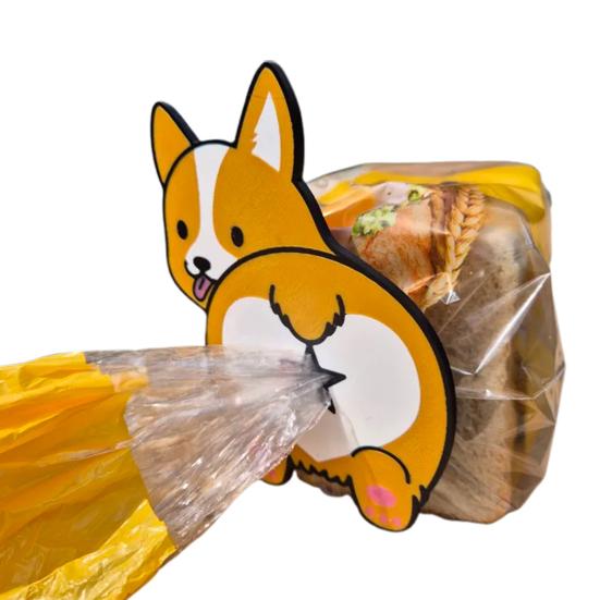 Cat Butt Bread Clip 3D Printed Bag Holder for Cat Lovers