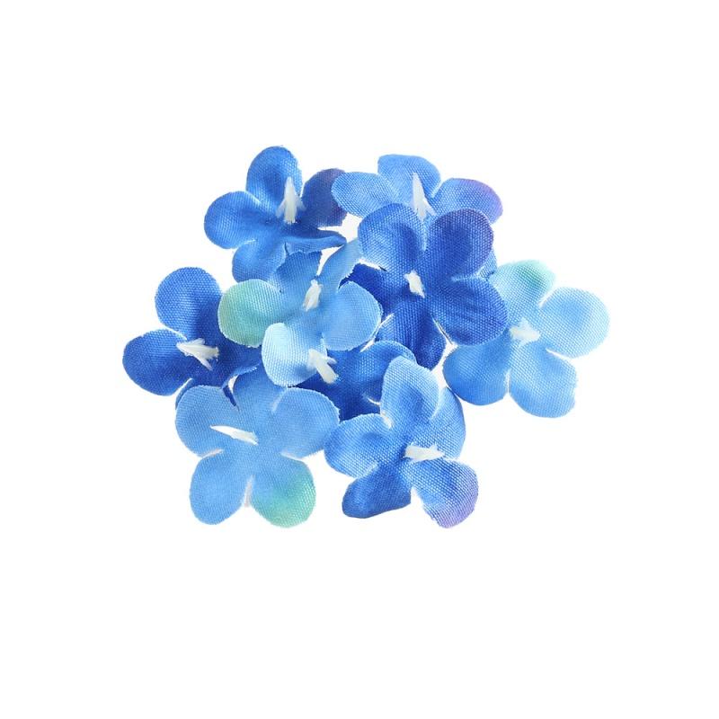 4cm 20Pcs Daisy Flower Heads Silk Hydrangea Artificial Flowers for Wedding Home Decoration DIY Christmas Wreath Gifts Accessory