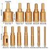 12pcs Multipurpose Tile Hole Opener Set Durable Drill Bits for Brick Diamond Hole Saw Kit  Marble