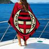 Milan Football club Printed Beach Towel, Super Soft Microfiber, Perfect Gift Birthday, for Pool, Beach, Travel, for family and friends