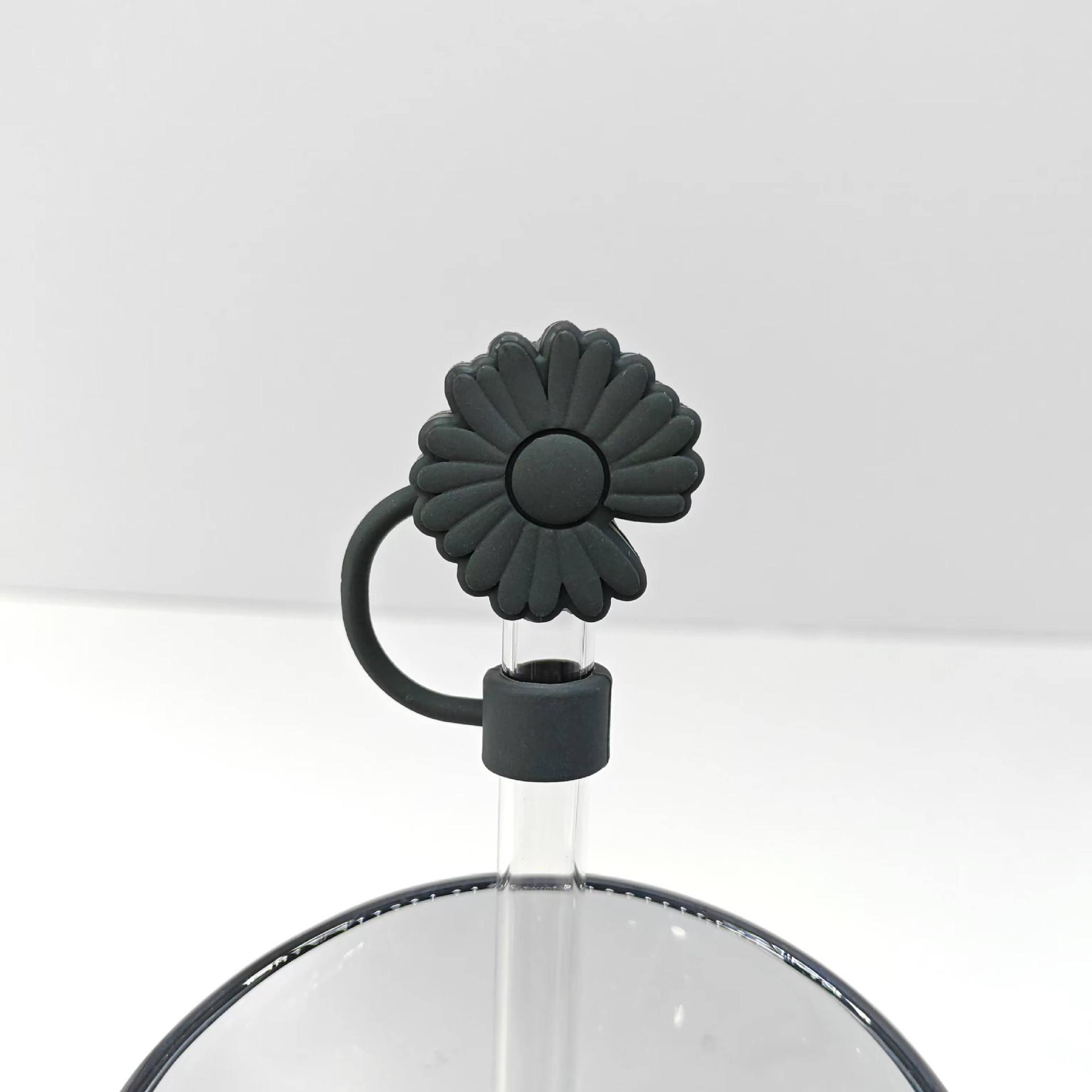 

Straw Cover Cap Spill Stopper 10mm Silicone Straw Toppers For Stanley Cup Accessories Water Bottle Dust-Proof Straw Tips