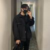 Denim Jacket Men's Spring and Autumn Korean Style Trendy Loose and Versatile Lapel Work Jacket Top