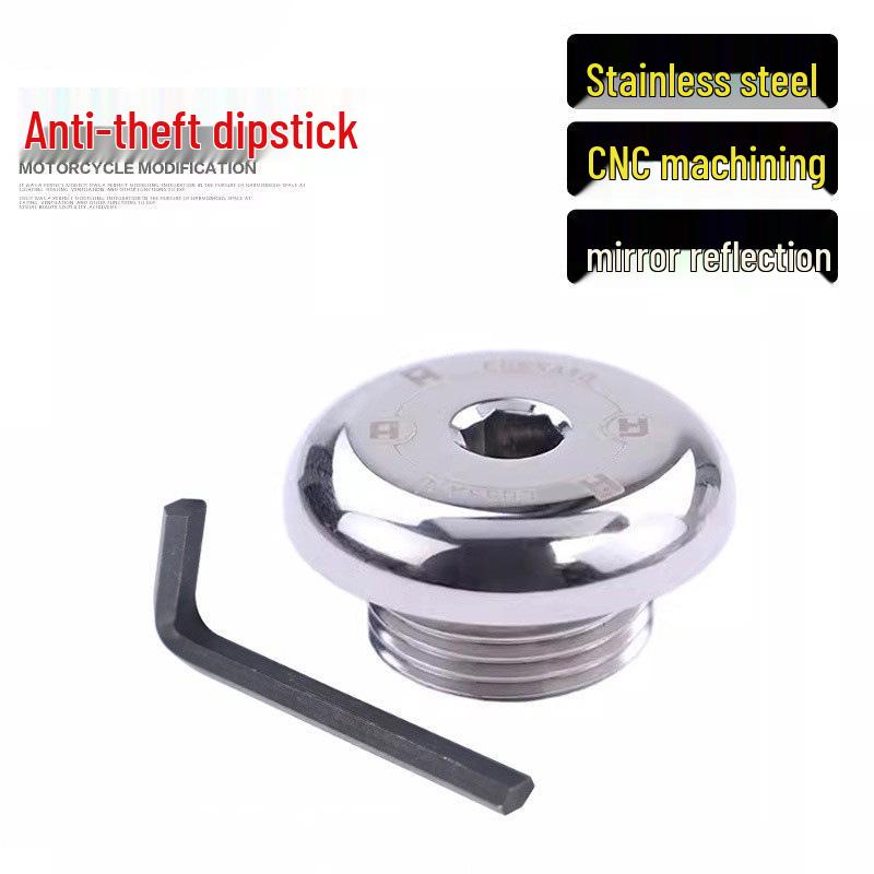 

Benda Black Flag 500 Oil Dipstick Cover for Jinjila 450 - Stainless Steel Screw Replacement