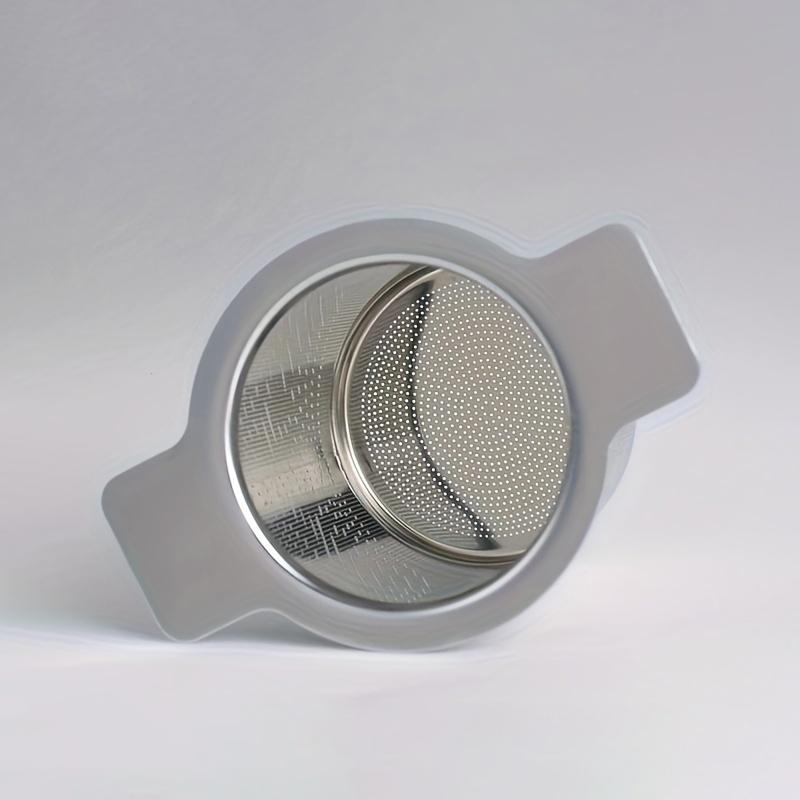 Stainless Steel Tea Infuser Mesh Strainer With Large Capacity & Perfect Size Double Handles For Hanging On Teapots, Mugs