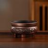 Alloy Tripod Incense Burner for Home Sandalwood Agarwood Coil Stick Aromatherapy Tea Table Zen Meditation Decor Gift