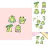 Adorable Cartoon Frog Musical Themed Cute Alloy Brooch Pin For Unisex Accessories