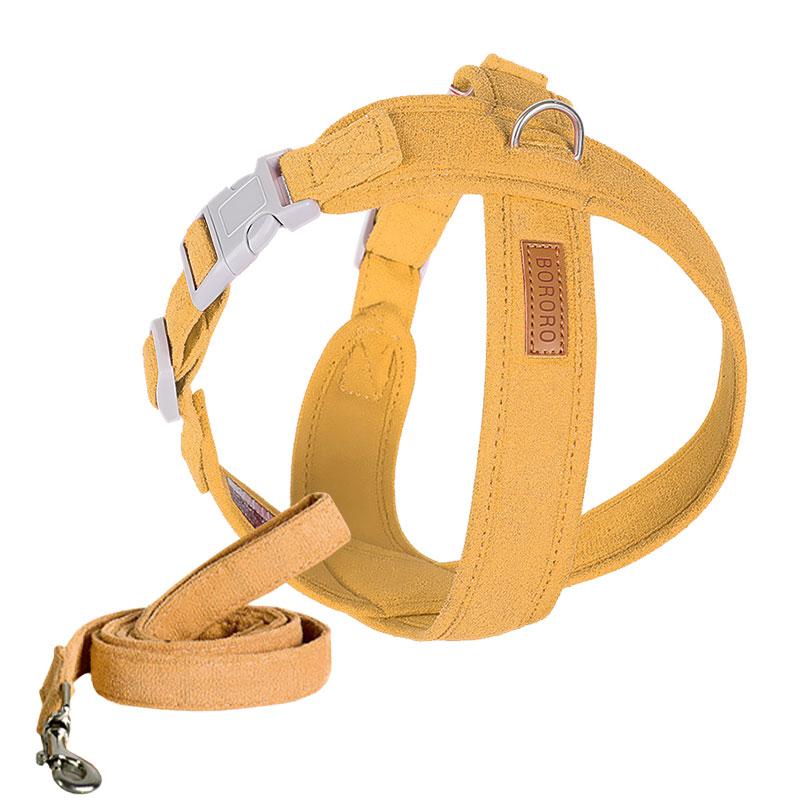 Durable Dog Harnessand Leash Set Adjustable Escape Proof Pet Vest Comfortable No Pull Strong Leash For Small Medium Dogs Travel
