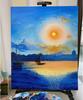 YTOPRO Canvas 12 Sheets Set Wooden Frame Oil Painting Stretched Canvas Art Supplies Thick Cotton Oil Leak Prevention Suitable for Watercolor Oil and