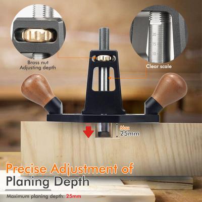 Woodworking Hand Plane with Quick Locking Handle for Smooth Planing Fine Trimming and Edges Finishing Comfortable Grip