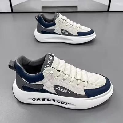 Men S Fashion Sneakers Comfortable Lightweight Sports Shoes Breathable Mesh Upper Non Slip Rubber Sole Casual Daily Wear Footwear
