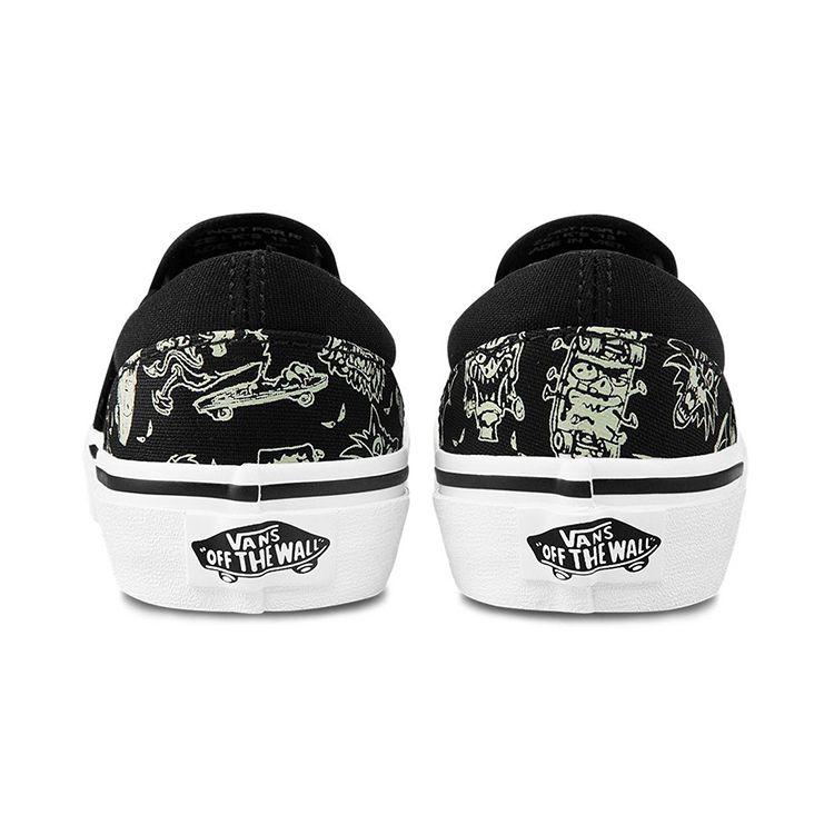 Vans Slip-On Canvas Low Top Kids Skate Shoes Kids Sneaker Black VN0A4BUT2JN