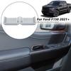 2pcs Interior Front Door Handle Bowl Decor Cover Trim for Ford F150 + Chrome