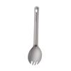 1Pcs 16.5×4.3cm Titanium Long Handle Spork Spoon Cutlery Portable Ultralight Tableware for Outdoors Picnic Camping Flatware Tool