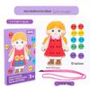 Children's Button Threading Toy for Early Learning and Brain Training