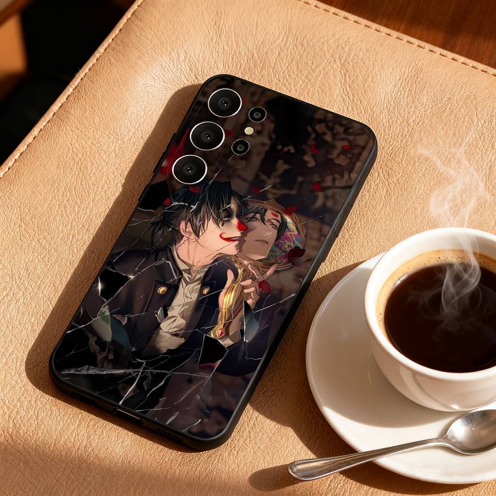 

Чехол для телефона с фан-артом «Владыка Тайн» Для Samsung S26,S25,24,23,22,30,21,10,9,Ultra,Plus,Lite, Черный Мягкий Чехол Samsung S24Plus