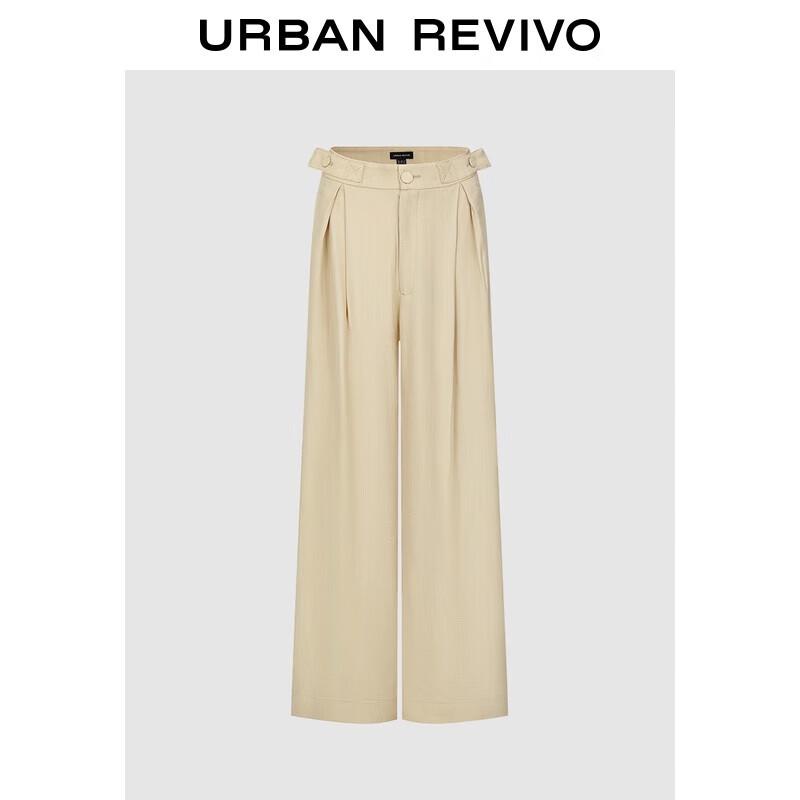 UR 2025 Autumn Pleated Wide-Leg Pants S