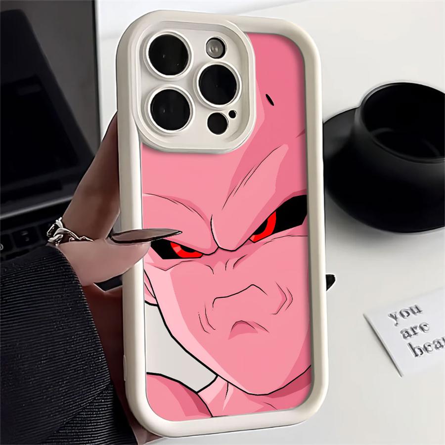 Case for iPhone 18 XS Max 15 16 14 Plus XR 13 12 11 Pro Max 17 Air 16e Soft Cover Dragon Ball Z Cell Majin Buu