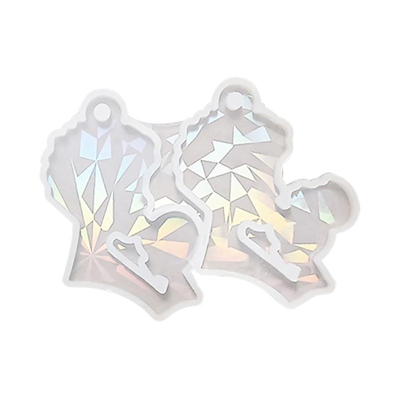 Flexible Silicone Molds for Handmade Craft Hangings Ornament Pendant Making Mold Craft Tool Handmade Head Sculpture Mold