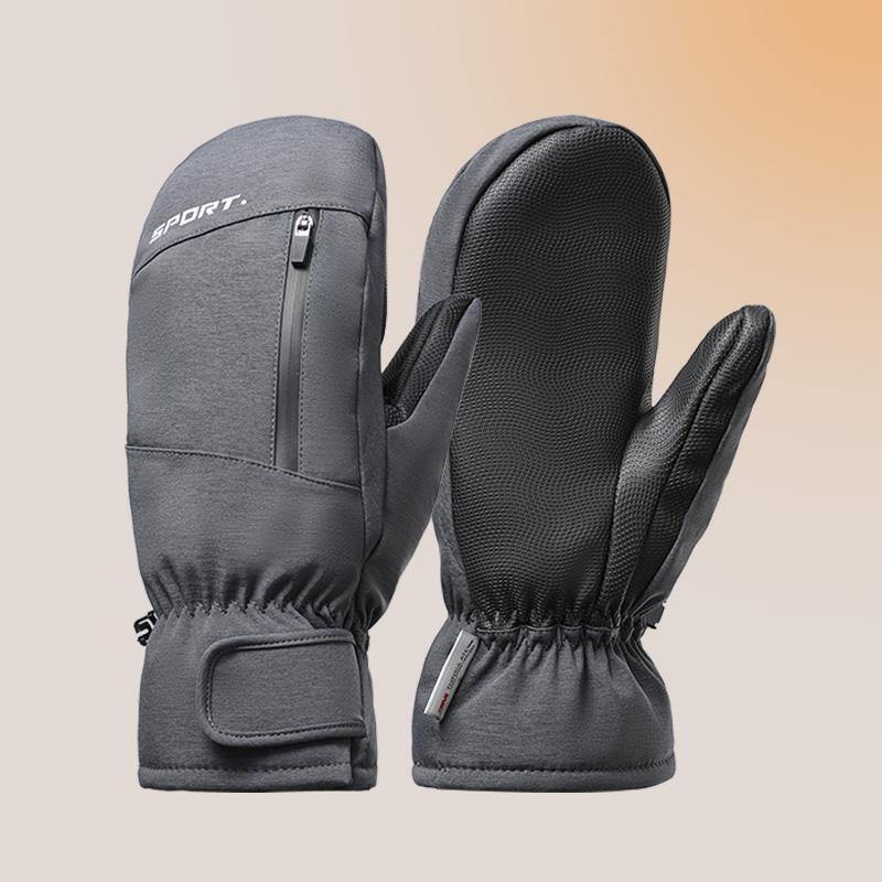 New Design Winter Men Snowboard Skiing Custom Waterproof Windproof Thermal Warm Gloves