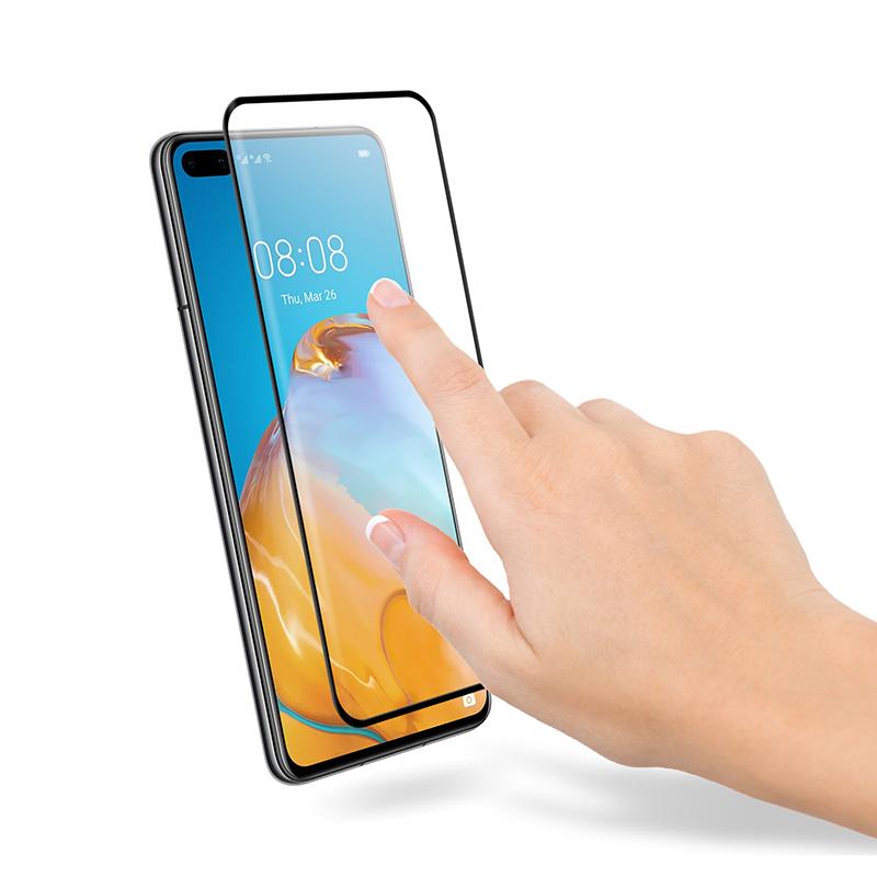 Crong 3d armour glass - szkło hartowane 9h na cały ekran huawei p40 + ramka instalacyjna
